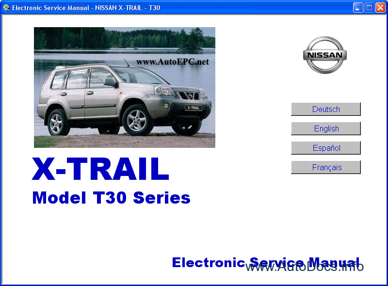 Nissan Xtrail T30 Service Manual Download treelist